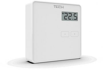 Kahe olekuga juhtmega ruumikontroller, valge ST-294v1 Tech kontroller