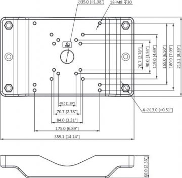 DAHUA MONTĀŽAS KASTE PFA153 DAHUA MONTĀŽAS KASTE PFA153