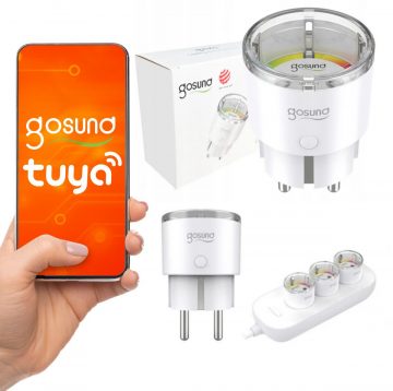 GOSUND EP2 CONTROLLED SOCKET WiFi ANDROID iOS TUYA Wattmetrs