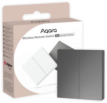 Bezvadu dubultais slēdzis WRS-R02-G Aqara Grey