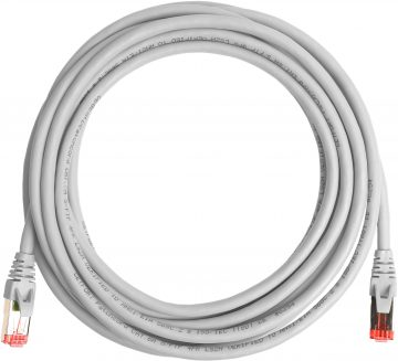 Кабель PATCHCORD GETFORT CAT.6A S/FTP LSOH 10 м серый