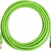 PATCHCORD GETFORT CAT.6A S/FTP LSOH kabelis 5m žalias