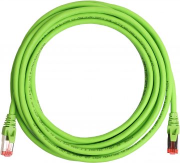 Кабель PATCHCORD GETFORT CAT.6A S/FTP LSOH 10 м зеленый