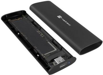 Natec Rhino M.2 NVME Lite USB-C 3.1 Gen.2 SSD korpusa alumīnija
