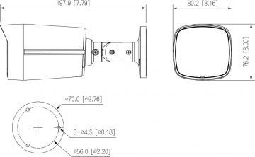 DAHUA IP kamera IPC-HFW2449TL-S-LED-0280B-PRO