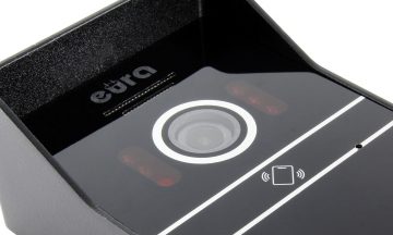 EURA VDP-80C5 2-семейный WIDEOFN, черный EURA VDP-80C5 2-семейный WIDEOFN, черный