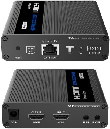 Spacetronik IP SPH-676C 4K HDMI uz LAN kaskādes pārveidotājs - komplekts