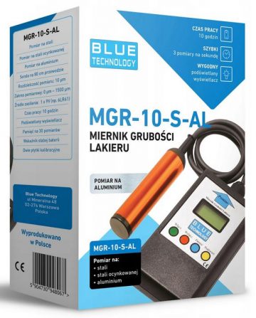 Blue Technology krāsas biezuma mērītājs MGR-10-S-AL