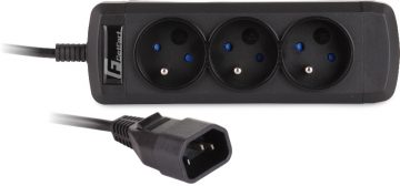 GETFORT UPS barošanas sloksne C14 / 3 rozetes FR 150cm