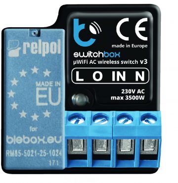 Switchbox v3 releja modulis Blebox