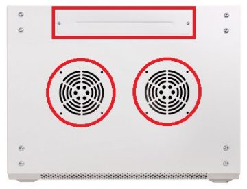 Стойка GETFORT ECO v2 19 дюймов, 9U, 600X450, подвесная, серая