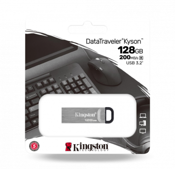 Kingston Kyson DTKN/128GB USB 3.2 Gen1 zibatmiņas disks