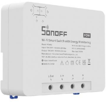 SONOFF 1 kanāla kontrolieris 25A WiFi POWR3