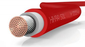 Saules kabelis 4mm2 HIS, HIKRA (H1Z2Z2-K) RED 1m