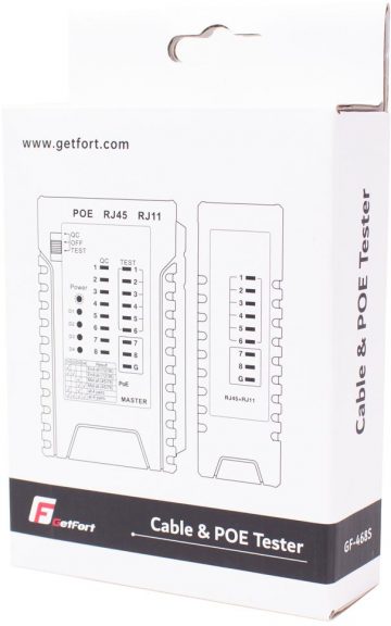 ТЕСТЕР LAN POE AT/AF GETFORT GF-468S