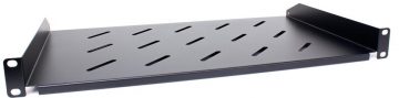 Getfort 19 collu 1U 270 mm universāls plaukts melns Getfort 19 collu 1U 270 mm universāls plaukts melns
