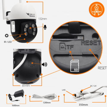 Orllo IP välistingimustes töötav WiFi-kiiruskaamera Z16 Orllo IP välistingimustes töötav WiFi-kiiruskaamera Z16