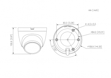 IP KAMERA DAHUA IPC-HDW2441TM-S-0280B IP KAMERA DAHUA IPC-HDW2441TM-S-0280B