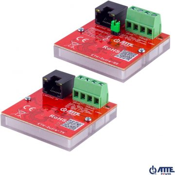 ATTE ETH-2wire-A-SET muundurikomplekt ATTE ETH-2wire-A-SET muundurikomplekt