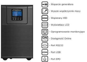 UPS avārijas elektroapgāde PowerWalker VFI 3000 TG