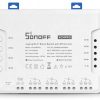 SONOFF 4 kanālu kontrolieris 10A WiFi 4CHR3