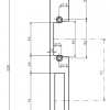 HARTTE garš plakans stienis OK-P4, 3 mm, STC, atvērts