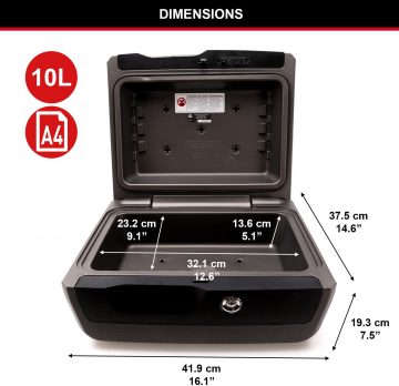 Master Lock uguns un ūdensizturīgs dokumentu futrālis LCFW30100 Master Lock uguns un ūdensizturīgs dokumentu futrālis LCFW30100