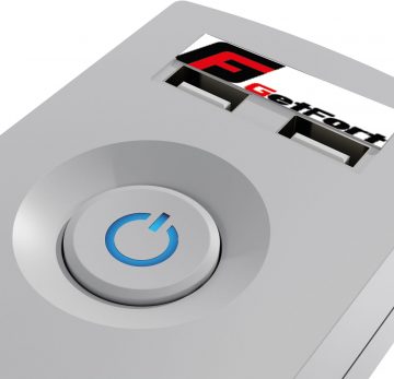 Getfort 5P 1,5 m USB pelēks strāvas adapteris