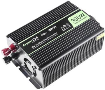 Green Cell 24V / 230V 300W / 600W SINUSOID MODIFICĒTS KONVERTERIS