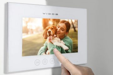 VIDOS VIDEODOMOFON X M11W-X/S-11-1 + atslēgu pults