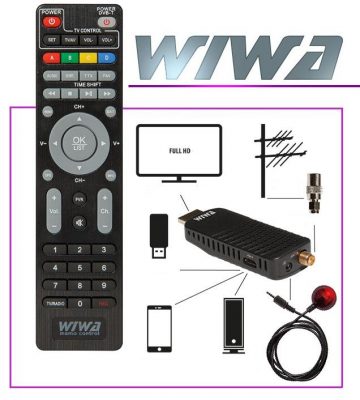 DVB-T/T2 imtuvas WIWA H.265 MINI