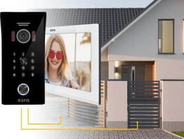 EURA VDP-99C5 WIDEOFON TELEFONS balts, WiFi, RFID, TUYA