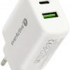 everActive SC-370Q 25W 1xUSB-C 1xUSB-A PD PPS tīkla lādētājs everActive SC-370Q 25W 1xUSB-C 1xUSB-A PD PPS tīkla lādētājs