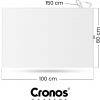 Infraraudonųjų spindulių šildymo plokštė CRONOS Synthelith PRO CRP-600TWP TUYA balta