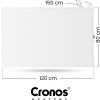 Infrasarkanais apsildes panelis CRONOS Synthelith PRO CRP-980TWP White White