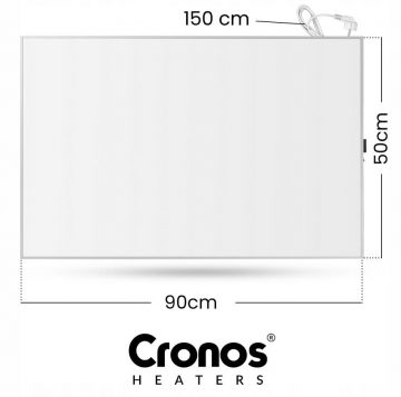 Infrasarkanais apsildes panelis CRONOS Synthelith PRO CRP-500TWP Grey