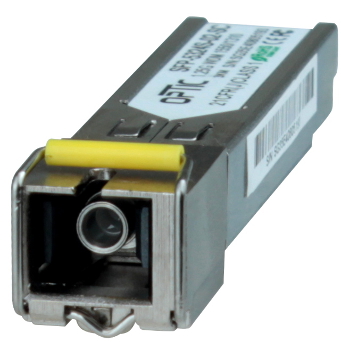 Модули SFP WDM 1,25 Гбит/с, SC SM, 10 дБ (3 км) TX1550/RX1310