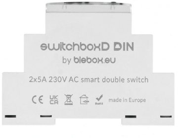 Switchboxd din releja modulis Blebox