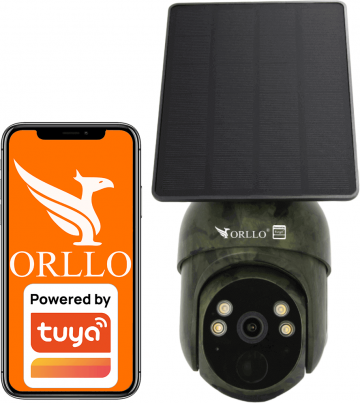 Orllo bezvadu 4G LTE PTZ IP kamera ar saules paneli ORLLO TZ1 MORO