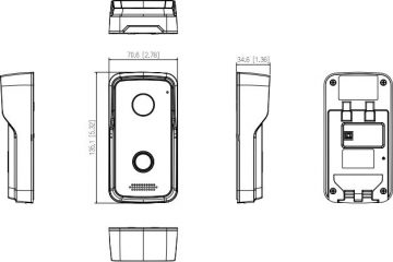 Video durvju ieejas sistēma DAHUA KTP03 Video durvju ieejas sistēma DAHUA KTP03