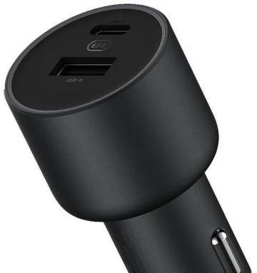 Xiaomi auto lādētājs 67 W (USB-A + C tipa) Xiaomi auto lādētājs 67 W (USB-A + C tipa)