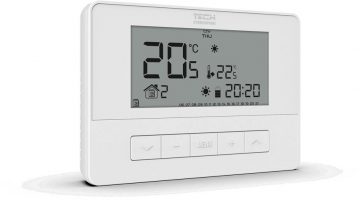 Juhtmega ruumikontroller valge T-4.1 Tech kontrollerid