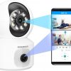 EasyCam iekštelpu WiFi PTZ kamera Tuya prožektors 4MP EC-4PT2DL-FL-N