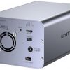 Unitek RAID korpuss SATA 2,5'/3,5'' diskdziņam 4 režīmi 40TB USB C 10Gb/s