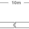 PATCHCORD GETFORT CAT.6A S/FTP LSOH kabelis 10m pelēks