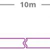 PATCHCORD GETFORT CAT.6A S/FTP LSOH kabelis 10m violets