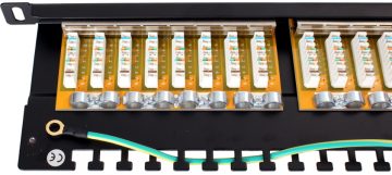 Патч-панель FTP CAT.6 24 порта 0.5U PGF-6FTP24-B8 GETFORT