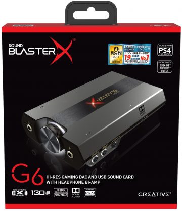 Creative Sound BlasterX G6 ārējā skaņas karte
