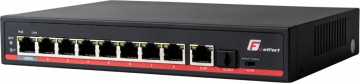 GETFORT POE SWITCH 8+1+SFP Gigabit Ethernet 120W