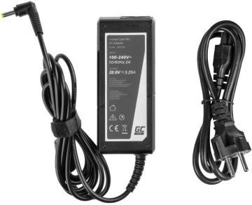 Зарядное устройство LENOVO LAPTAP PUSES Green Cell PRO AD123P 20 В 3,25 А 65 Вт 4,0 мм/1,7 мм